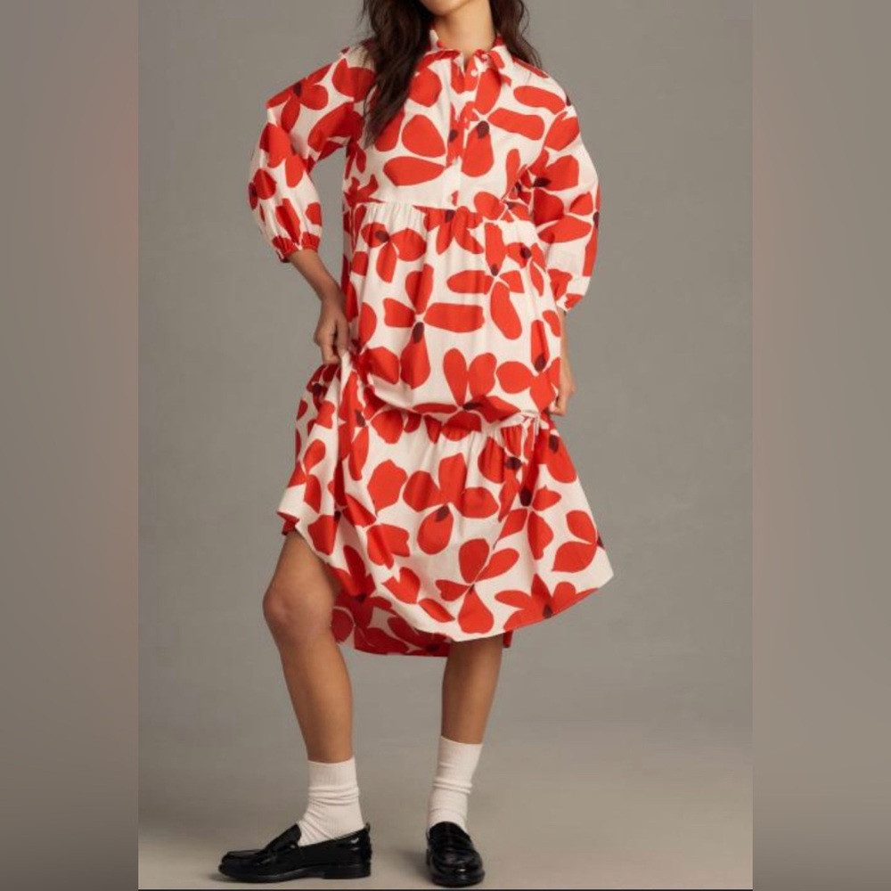 Maeve by Anthropologie Bettina Midi Dress
